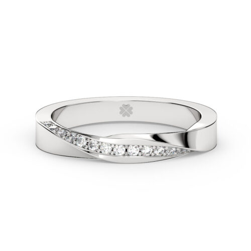 Anillo de Compromiso Cintillo Cineres Oro Blanco 18kt Anillo de Compromiso Cintillo Cineres Oro Blanco 18kt