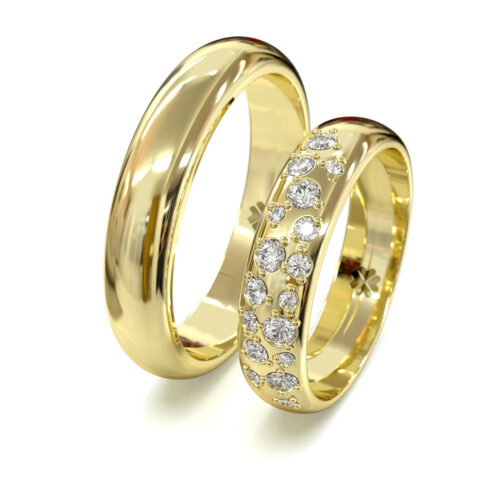 Argollas de Matrimonio Comet Oro Amarillo 18kt Argollas de Matrimonio Comet Oro Amarillo 18kt