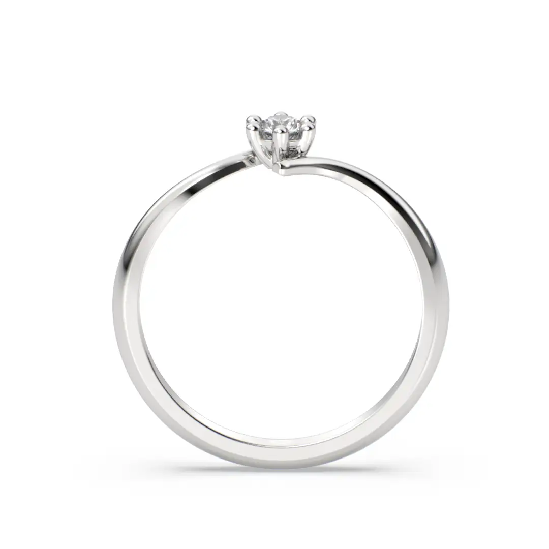 Anillo de Compromiso Solitario Consortium Platino Anillo de Compromiso Solitario Consortium Platino - Imagen 6