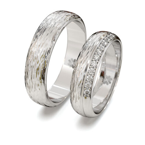 Argollas de Matrimonio Cortex Oro Blanco 18kt o Platino Argollas de Matrimonio Cortex Oro Blanco 18kt o Platino