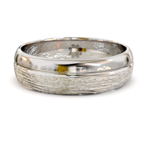 Argolla de Matrimonio Cortex Oro Blanco 18kt o Platino