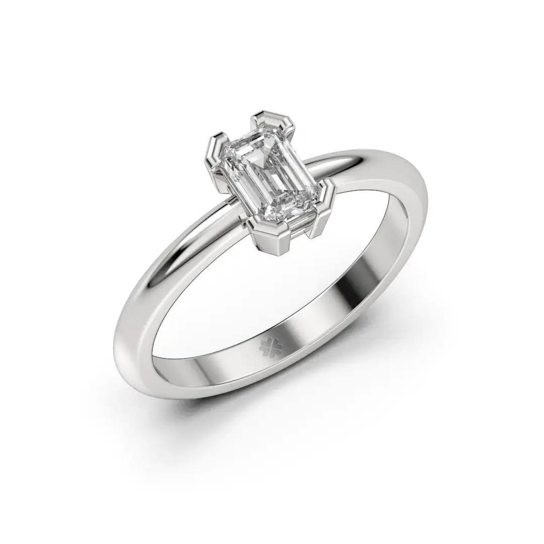 Anillo de Compromiso Solitario Destinata Platino Anillo de Compromiso Solitario Destinata Platino