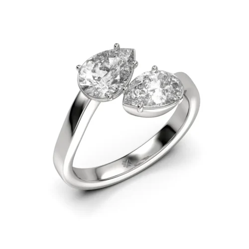 Anillo de Compromiso Duetto Gemina Platino