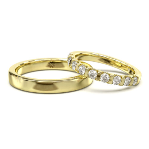 Argollas de Matrimonio Eternel II Oro Amarillo 18kt Alternative view of Argollas de Matrimonio Eternel II Oro Amarillo 18kt
