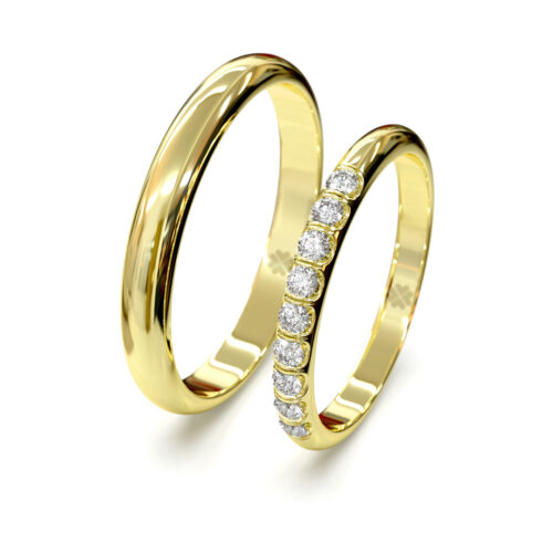 Argollas de Matrimonio Eternel Oro Amarillo 18kt Argollas de Matrimonio Eternel Oro Amarillo 18kt