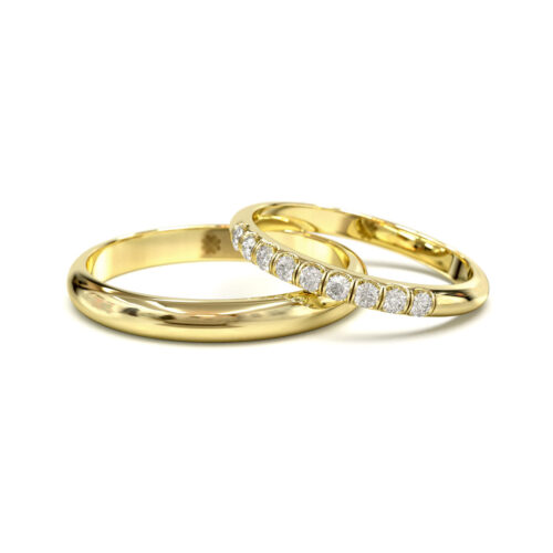 Argollas de Matrimonio Eternel Oro Amarillo 18kt Alternative view of Argollas de Matrimonio Eternel Oro Amarillo 18kt