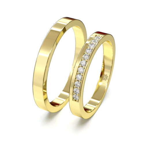 Argollas de Matrimonio Eternite Oro Amarillo 18kt Argollas de Matrimonio Eternite Oro Amarillo 18kt