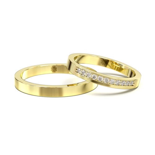 Argollas de Matrimonio Eternite Oro Amarillo 18kt Alternative view of Argollas de Matrimonio Eternite Oro Amarillo 18kt