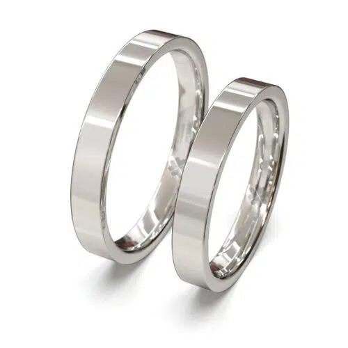 Argollas de Matrimonio Eternite W Oro Blanco 18kt o Platino