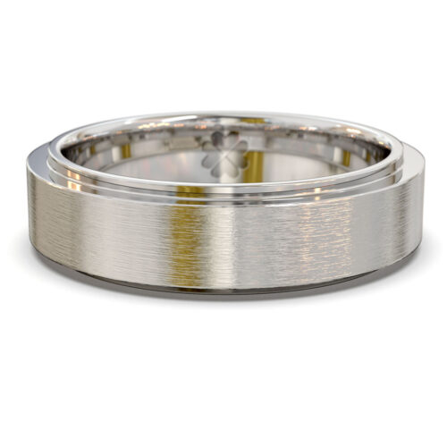 Argolla de Matrimonio Eternity Oro Blanco 18kt o Platino