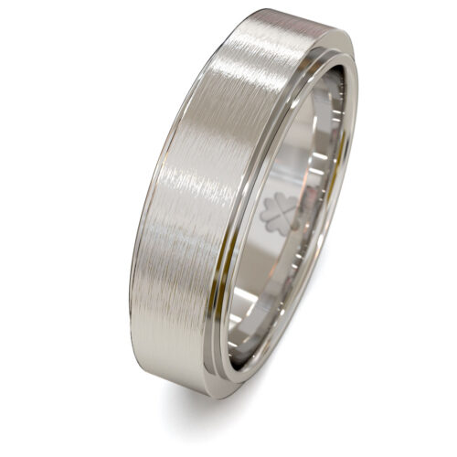Alternative view of Argolla de Matrimonio Eternity Oro Blanco 18kt o Platino