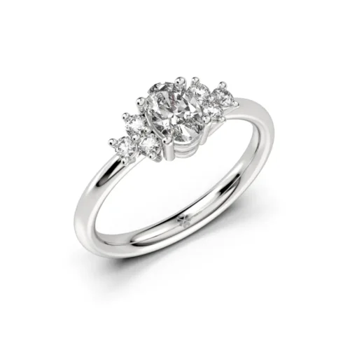 Anillo de Compromiso Tricillo Fatum Platino