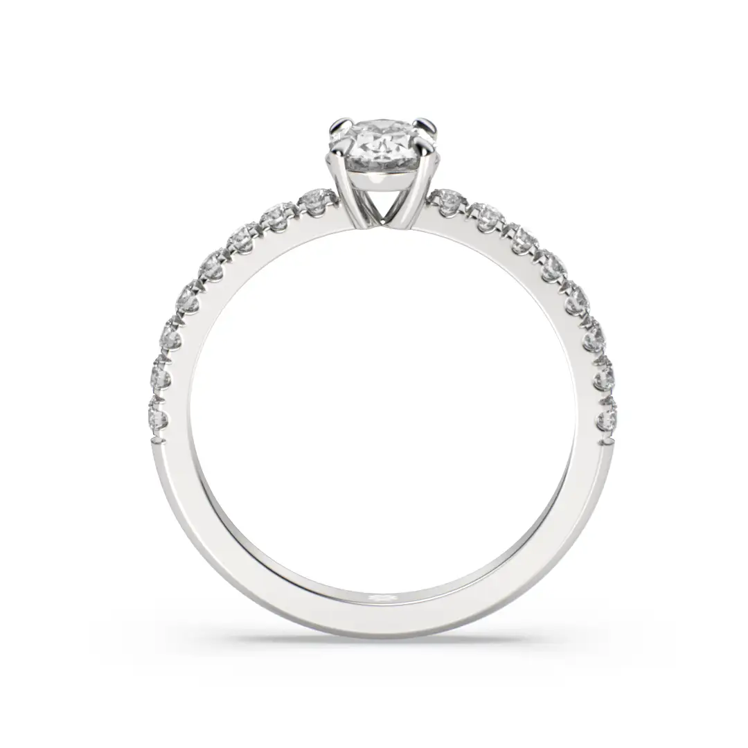 Anillo de Compromiso Solitario Foedus Platino Anillo de Compromiso Solitario Foedus Platino - Imagen 6