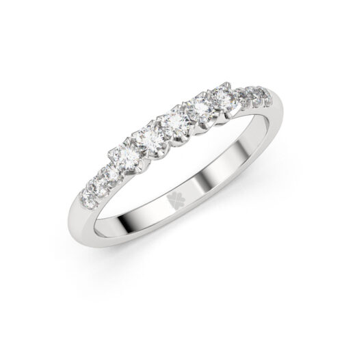 Anillo de Compromiso Cintillo Helios Lux Oro Blanco 18kt Anillo de Compromiso Cintillo Helios Lux Platino