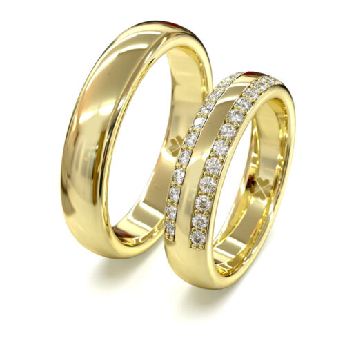 Argollas de Matrimonio Orbit Oro Amarillo 18kt Argollas de Matrimonio Orbit Oro Amarillo 18kt