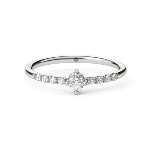 Anillo de Compromiso Solitario Orchis Oro Blanco 18kt Anillo de Compromiso Solitario Orchis Oro Blanco 18kt