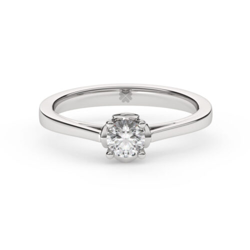 Anillo de Compromiso Solitario Ryvis Oro Blanco 18kt Anillo de compromiso RYVIS en oro blanco 18k Fairmined o platino responsable 950 con diamante de laboratorio disponible en 30, 50 o 100 puntos