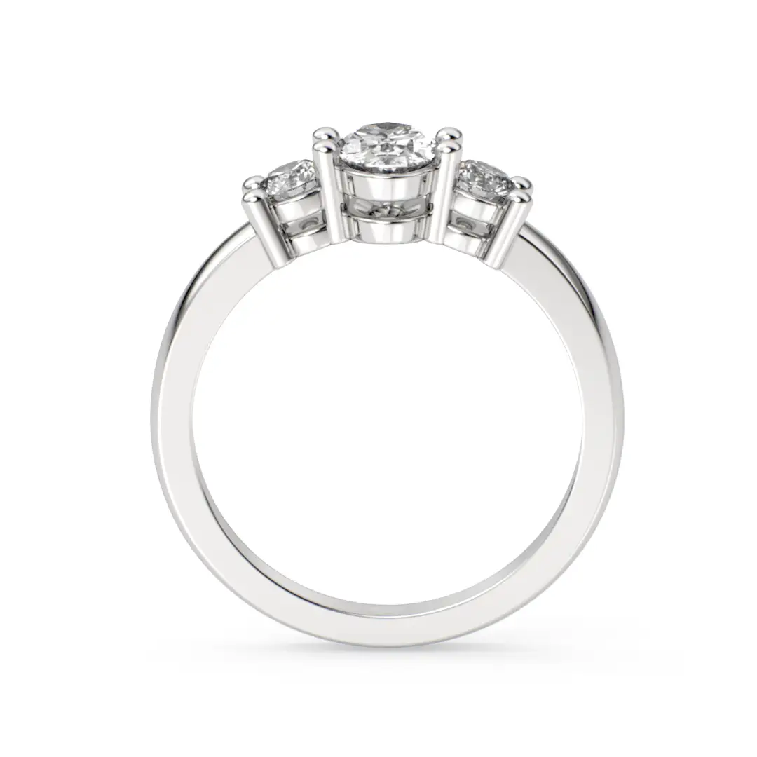 Anillo de Compromiso Tricillo Semper Amans Platino Anillo de Compromiso Tricillo Semper Amans Platino - Imagen 6