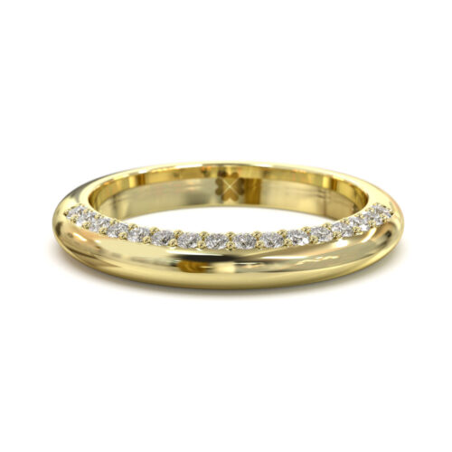 Argolla de Matrimonio Side Oro Amarillo 18kt