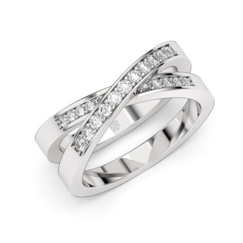 Anillo de Compromiso Cintillo Sirus Bini Oro Blanco 18kt Anillo de Compromiso Cintillo Sirus Bini Platino