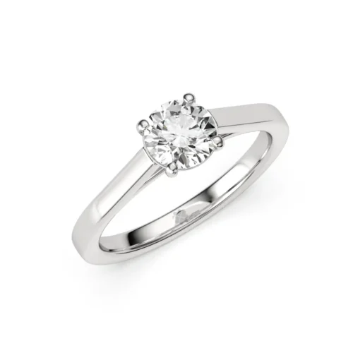 Anillo de Compromiso Solitario Solum Platino