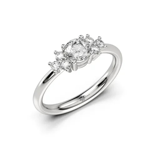 Anillo de Compromiso Tricillo Sortis Platino