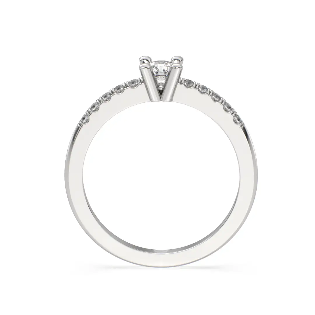 Anillo de Compromiso Solitario Splendia Platino Anillo de Compromiso Solitario Splendia Platino - Imagen 6