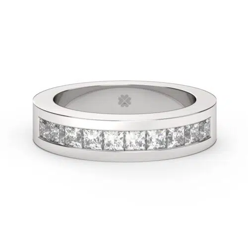 Anillo de compromiso VOCAT en oro blanco 18k Fairmined o platino responsable 950 con diamante de 10 puntos originario de Canadá