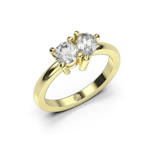 Anillo Duetto Caprys Oro Amarillo 18kt Anillo Duetto Caprys Oro Amarillo 18kt