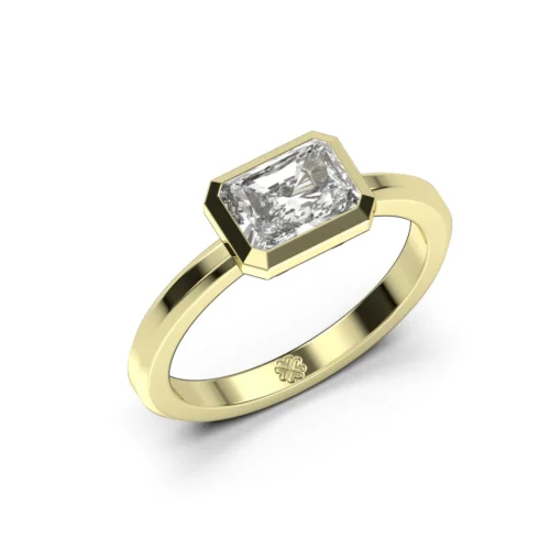 Anillo Solitario Chloe Oro Amarillo 18kt Anillo Solitario Chloe Oro Amarillo 18kt