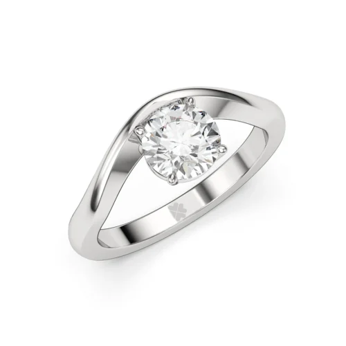 Anillo Solitario Cosmos Platino Anillo Solitario Cosmos Platino