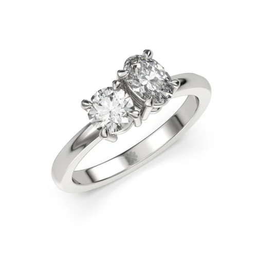 Anillo Duetto Radys Platino Anillo Duetto Radys Platino