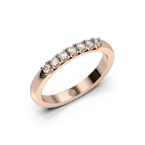 Anillo Cintillo Helios Rose Oro Rosa 18kt Anillo Cintillo Helios Rose Oro Rosa 18kt