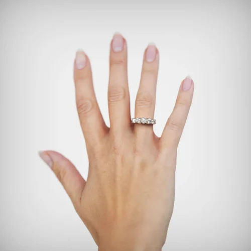 Anillo Quintillo Hibiscus Rose Oro Rosa 18kt Alternative view of Anillo Quintillo Hibiscus Rose Oro Rosa 18kt