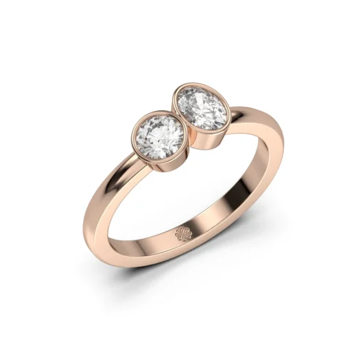Anillo Duetto Naunet Rose Oro Rosa 18kt Anillo Duetto Naunet Rose Oro Rosa 18kt