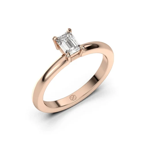 Anillo Solitario Nerydis Rose Oro Rosa 18kt Anillo Solitario Nerydis Rose Oro Rosa 18kt