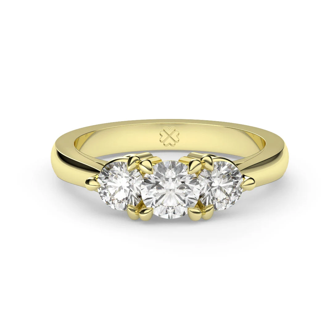 Anillo Tricillo Spica Oro Amarillo 18kt Anillo Tricillo Spica Oro Amarillo 18kt - Imagen 5