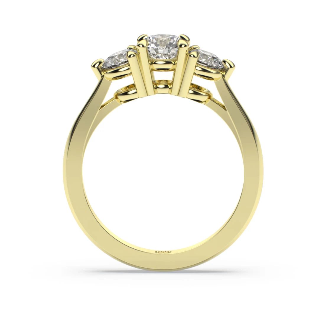 Anillo Tricillo Spica Oro Amarillo 18kt Anillo Tricillo Spica Oro Amarillo 18kt - Imagen 6