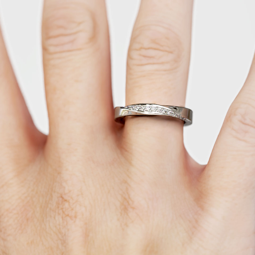 Anillo Cintillo Cineres Platino Anillo Cintillo Cineres Platino - Imagen 3