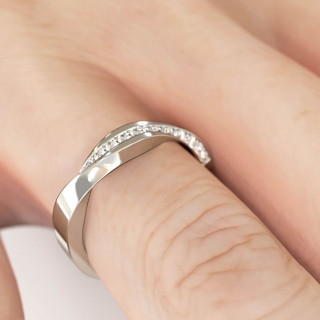 Anillo Cintillo Cineres Platino Anillo Cintillo Cineres Platino - Imagen 4