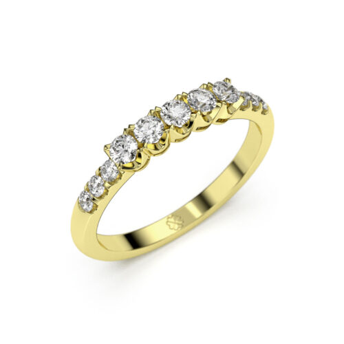 Anillo Cintillo Helios Lux Oro Amarillo 18kt Anillo Cintillo Helios Lux Oro Amarillo 18kt