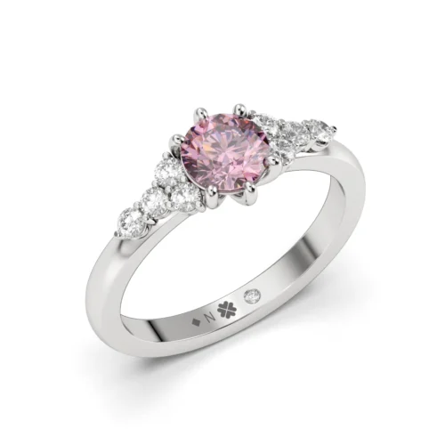 Anillo de Compromiso Tricillo Aurora Platino Zafiro Anillo de Compromiso Tricillo Aurora Platino Zafiro
