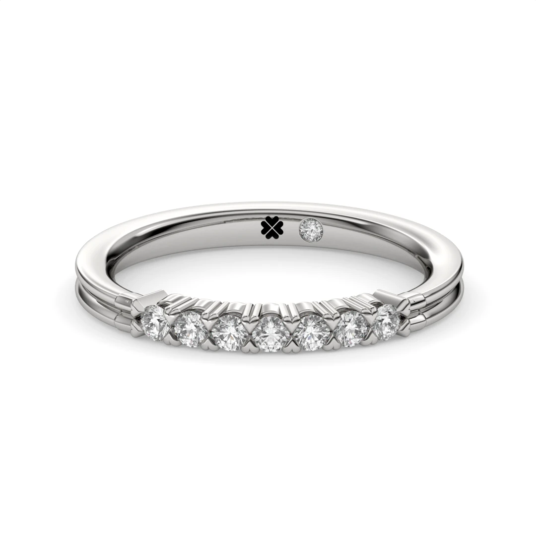 Anillo de Compromiso Cintillo Renacer Platino Diamante Corte Brillante Anillo de Compromiso Cintillo Renacer Platino Diamante Corte Brillante - Imagen 5