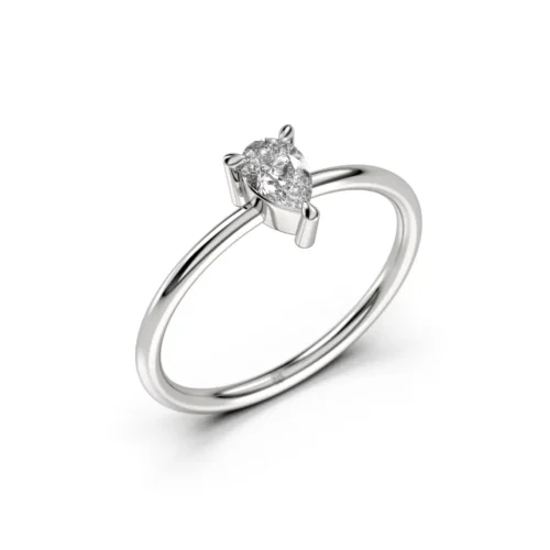 Anillo de Compromiso Solitario Stilla Platino