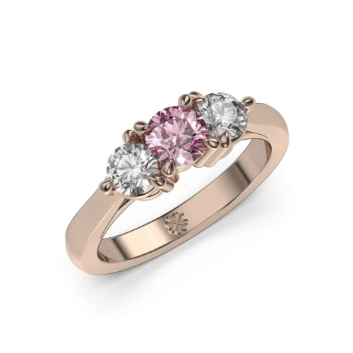 Anillo Tricillo Spica Pink Oro Rosa 18kt Anillo Tricillo Spica Pink Oro Rosa 18kt
