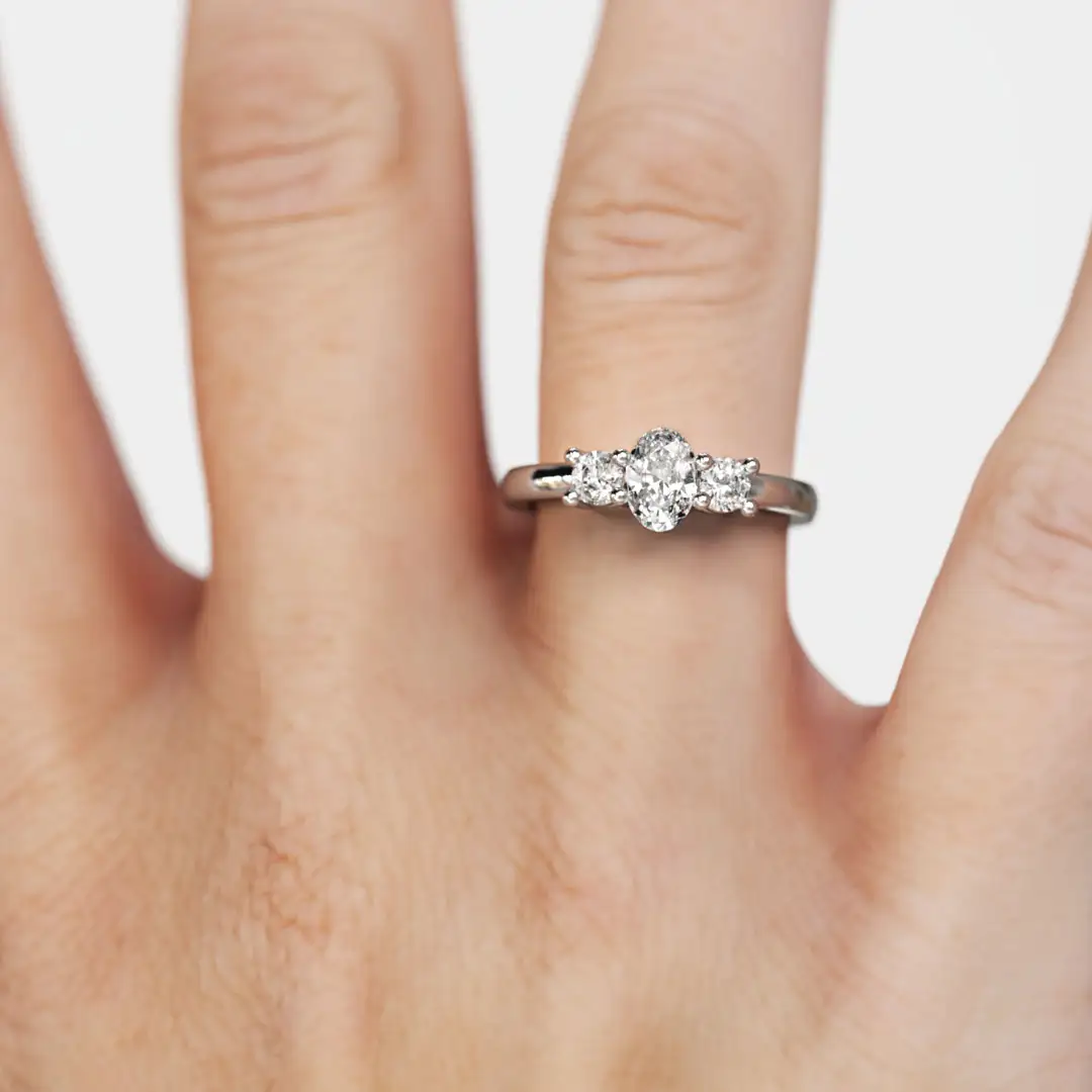 Anillo de Compromiso Tricillo Semper Amans Platino Anillo de Compromiso Tricillo Semper Amans Platino - Imagen 3