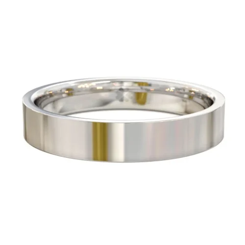 Argolla de Matrimonio Neo Eternite Wide Oro Blanco 18kt o Platino