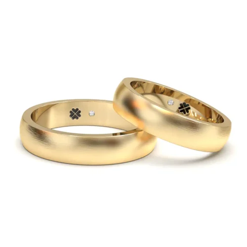 Alternative view of Argolla de Matrimonio Aleación Oro Miel 18kt