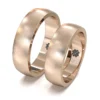 Argolla de Matrimonio Calma Oro Rosa 18kt