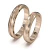 Argolla de Matrimonio Conexión Oro Rosa 18kt